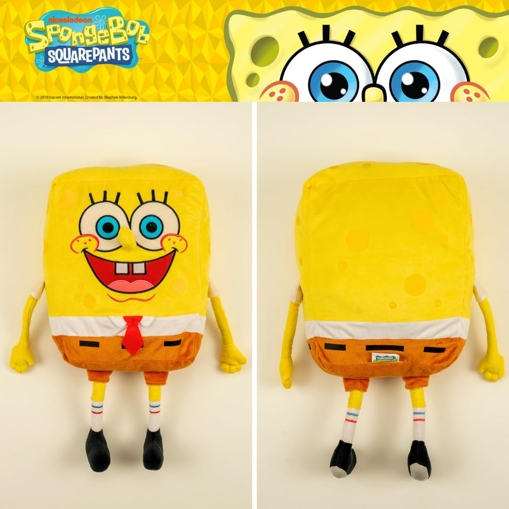 Franco Collectibles Spongebob Squarepants Kidult Bedding Super Soft Plush Cuddle Pillow Buddy, One Size, (Official Licensed Prod