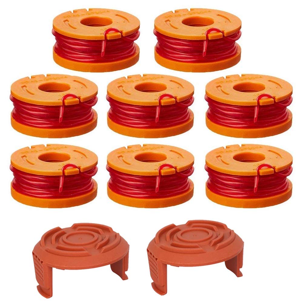 Lucky Seven Trimmer Spool Line Compatible With Worx,Edger Spool Compatible With Worx Trimmer Spools Weed Eater String, Trimmer L