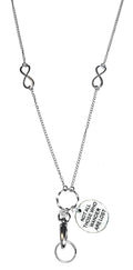 Unique Personilized Charm Stainless Steel Strong Women'S Lanyard, Id Badge Card Holder Teacher Nurse Cruise Keys Phone (Not All