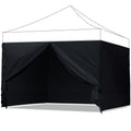 Abccanopy Side Wall 10X10, Black (4 Walls Only, Not Including Frame And Top)
