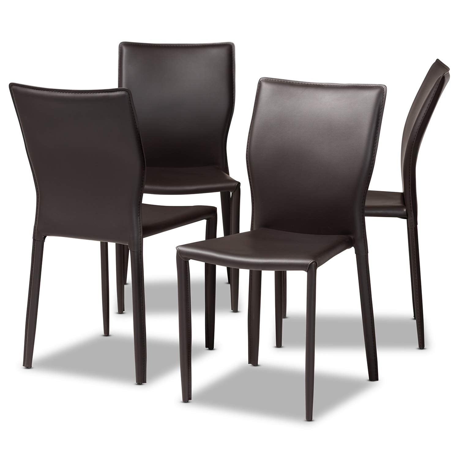 Baxton Studio Heidi Dining Chair Set - Thumbnail 4