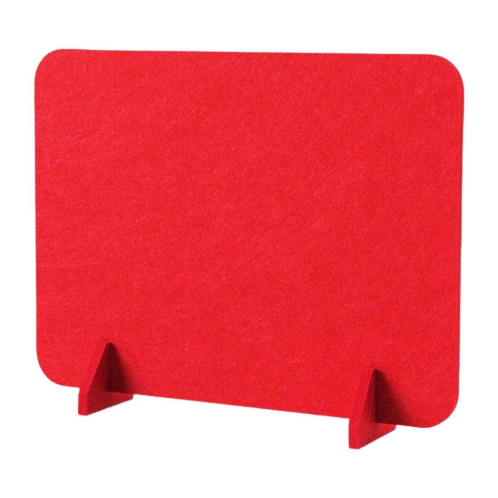 Ecomistiq Desktop Partition Board Desk Divider For Student Office Table Reception Area S Red | Desks & Home Furniture