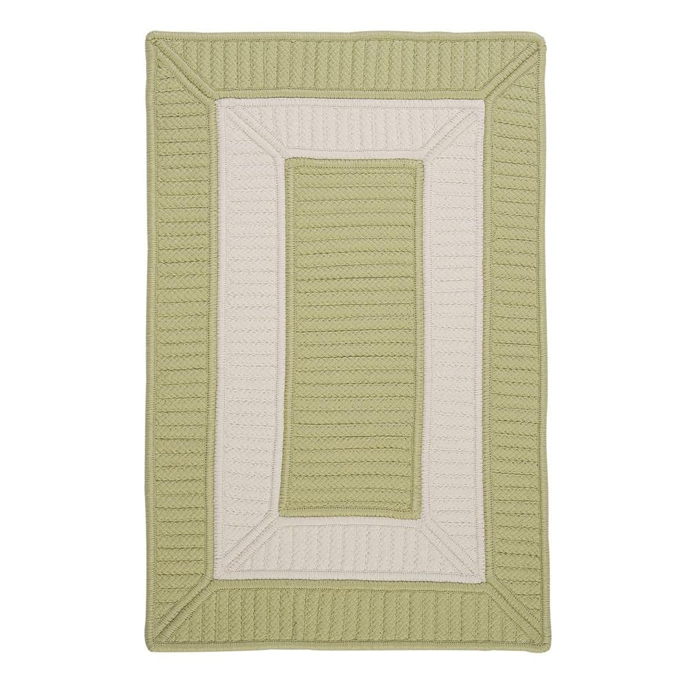 Rope Walk Square Braided Rug, 12-Feet, Celery