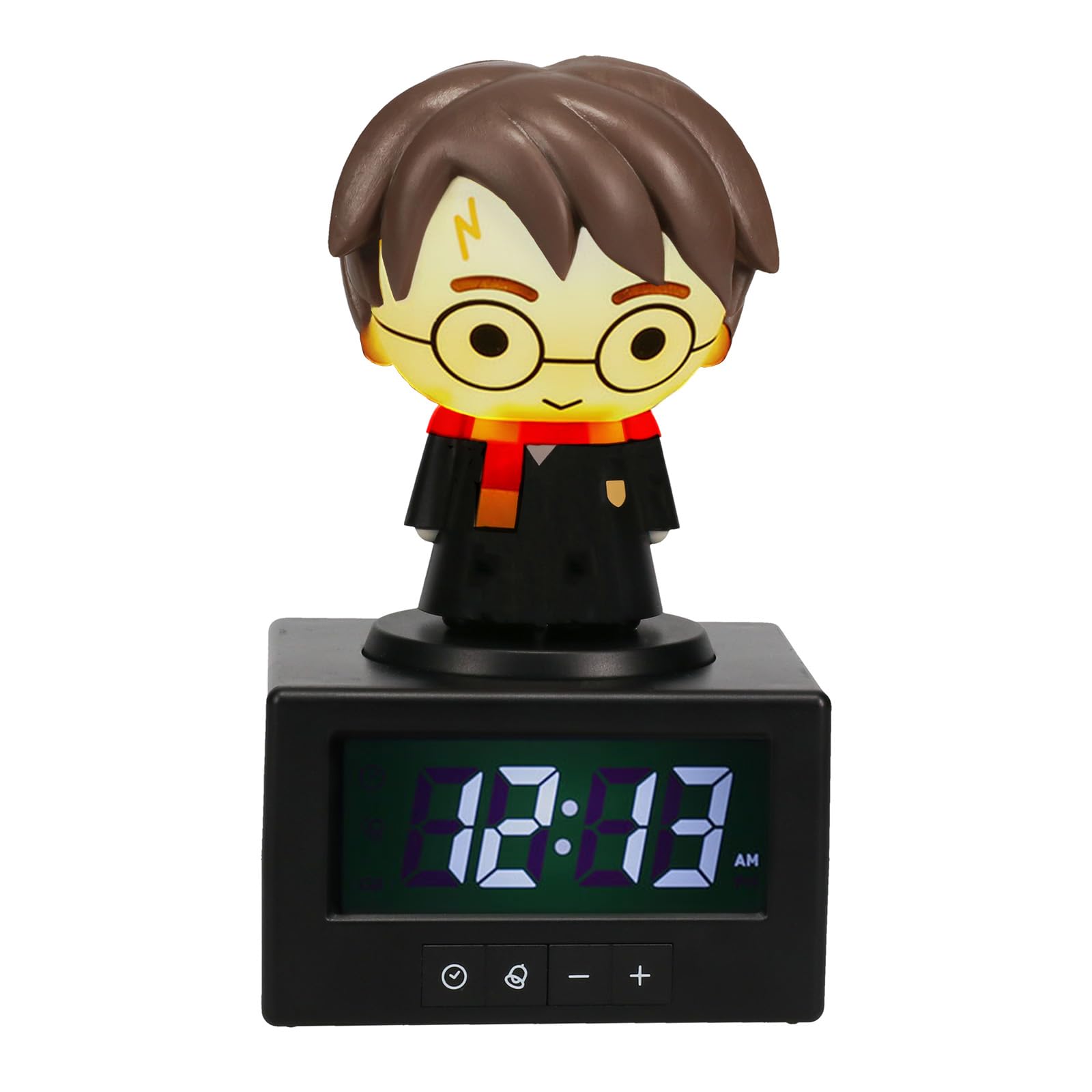 Paladone Harry Potter Digital Alarm Clock, Press Harry Potter for a Lamp or Night Light, Bedside Table Room Decor, Officially Li