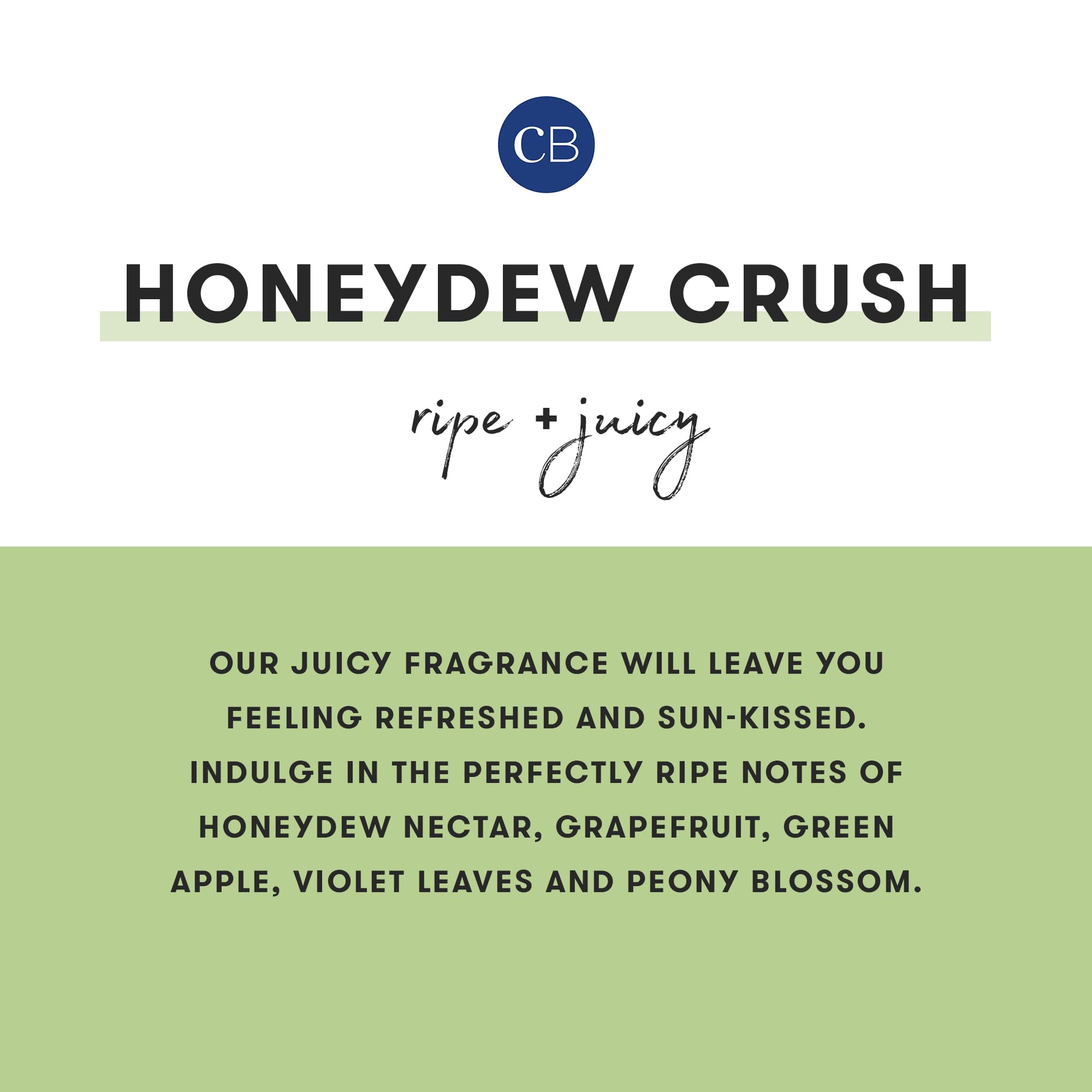 Capri Blue Honeydew Crush Scented Candle - Signature Printed Travel Tin Jar Candle - Luxury Aromatherapy Candle With A Soy Wax B