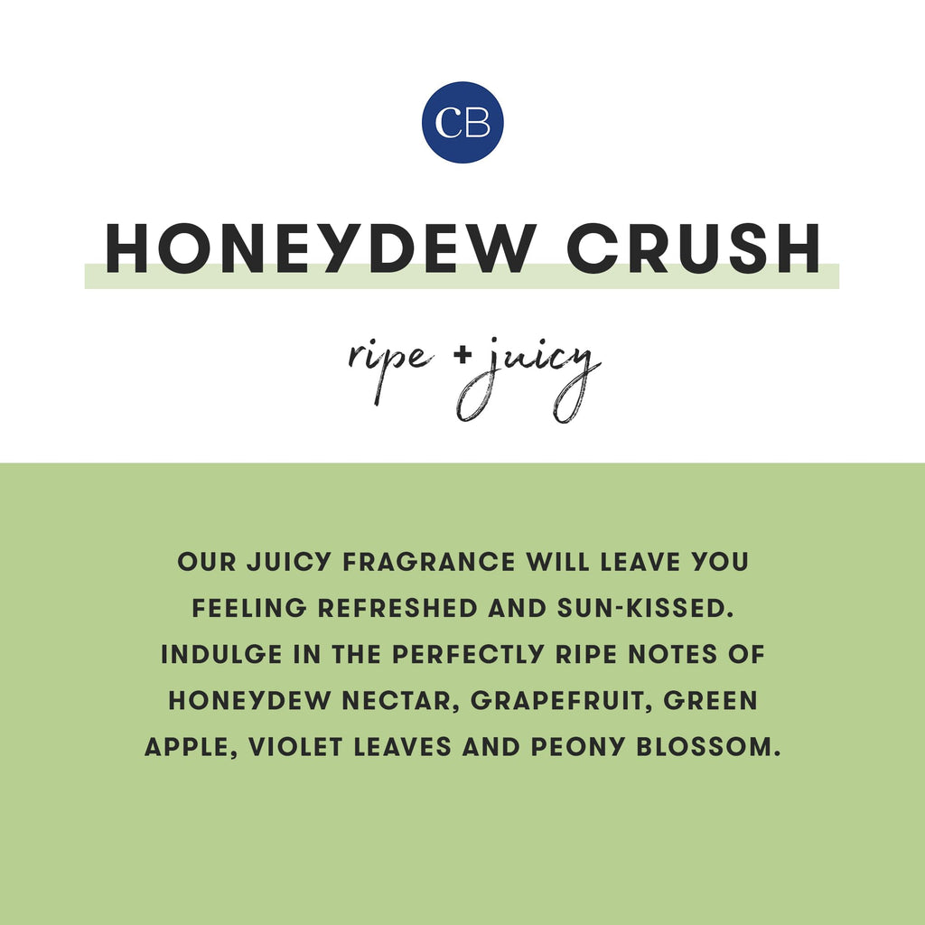 Capri Blue Honeydew Crush Scented Candle - Blue Signature Jar Candles - Long Lasting Candles - Large Candle With A Soy Wax Blend