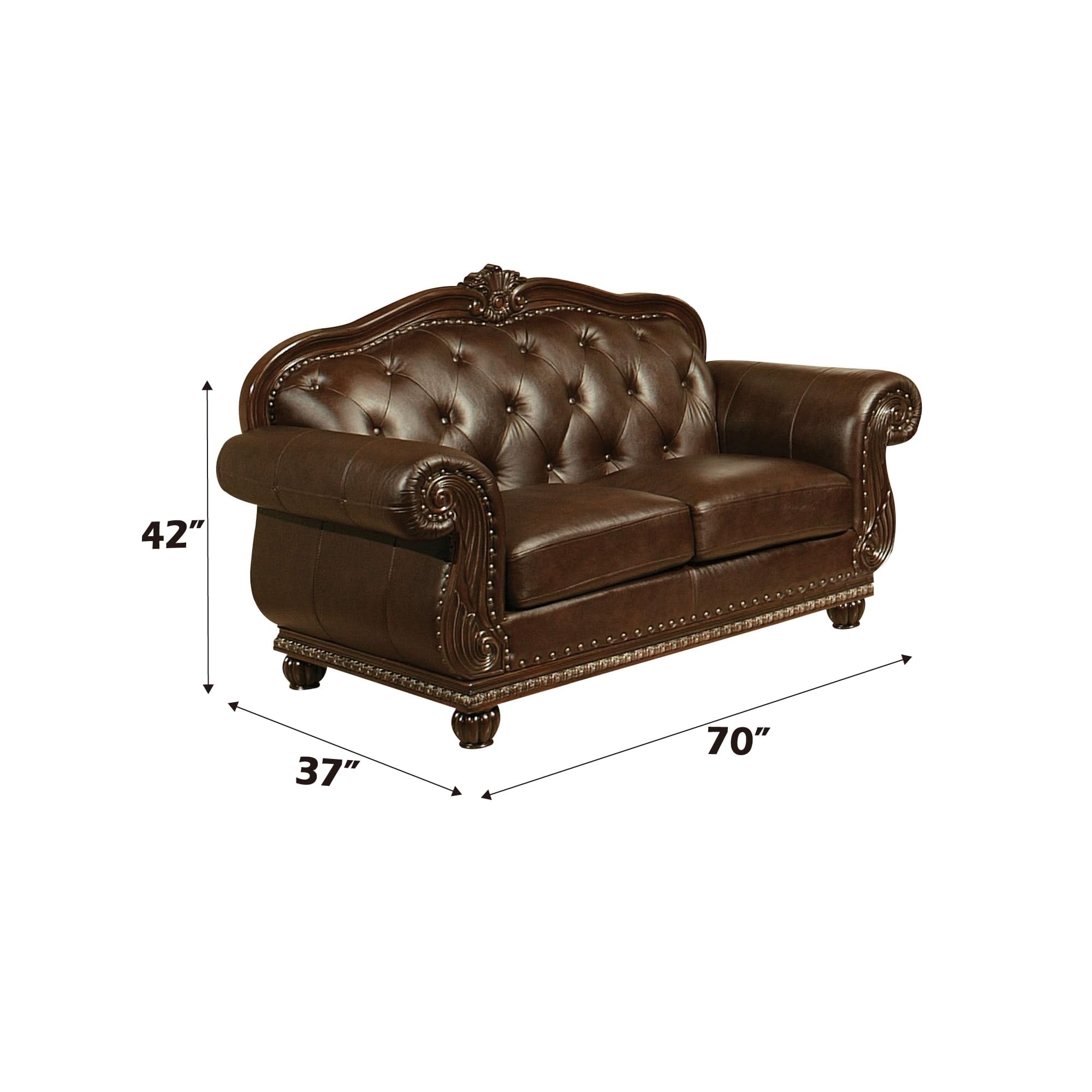 Acme Anondale Loveseat - Thumbnail 2