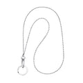 Wisdompro Fashion Lanyard, Women'S Chain Lanyard Necklace With Metal Clasp And Keyring For Keys, Id Badge Card Holder - Stud Cha