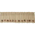 Vhc Brands, Abilene, Cotton, 16X72, Star Valance, Tan