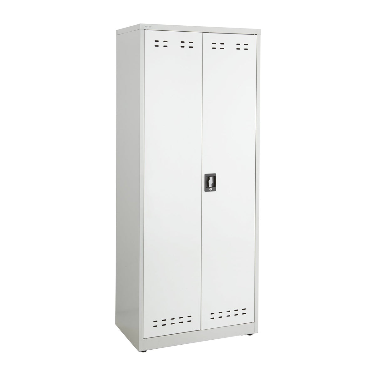 Safco Products 5532GR Steel Storage Cabinet, 72&quot; High, Wall Mountable, Gray