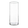 CYS Excel Glass Cylinder Vase (H:14 D:5) | Multiple Size Choices Glass Flower Vase Centerpieces | Hurricane Floating Candle Hold