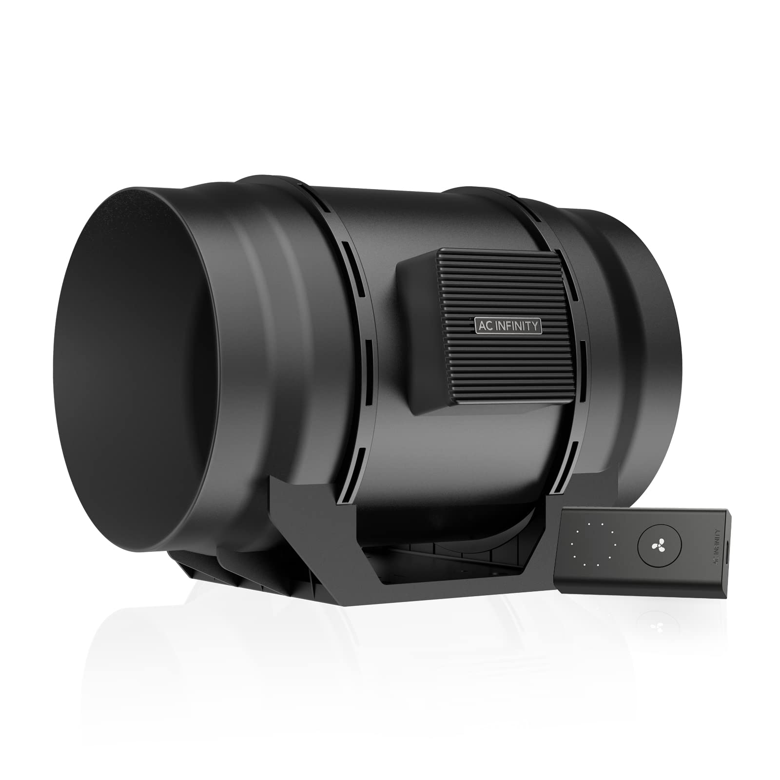 Ac Infinity Cloudline Lite A8, Quiet 8' Inline Duct Fan With Speed Controller, Ec Motor - Ventilation Exhaust Fan For Heating C