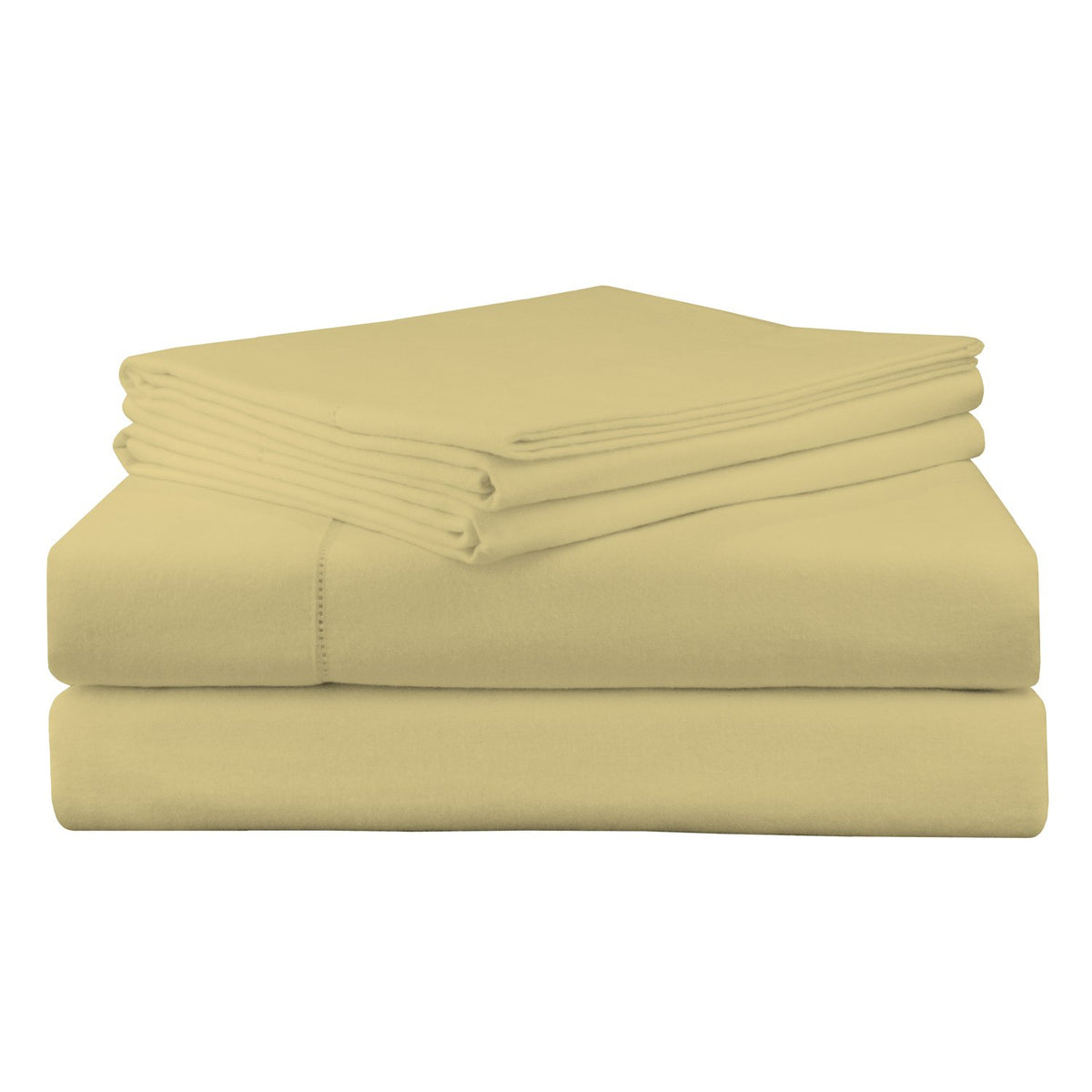 Pointehaven 200 Gsm 100% Cotton Flannel Sheet Set, Queen, White - Warm & Cozy - Pre-Shrunk -Deep Pockets - Elastic All Around-Co