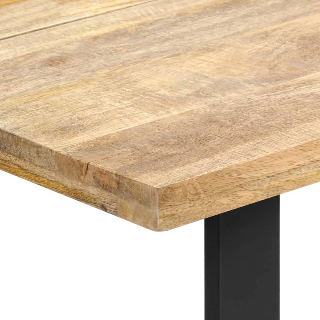 vidaXL Dining Table 63&quot;x31.5&quot;x29.5&quot; Solid Mango Wood