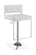 Coaster Furniture Adjustable Bar Stool White 100193