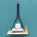 Vah Blue Colour Macrame Wall Hanging Shelf Macrame Shelf Wall Hangings Macrame Floating Shelf Used As Wall Decor For Home Decora