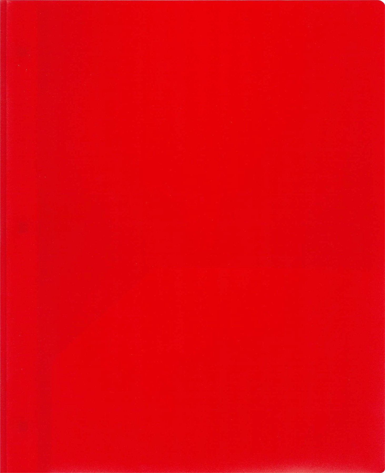 Lion 2-Pocket Plastic Folder With Fasteners, 1 Folder, Red (92310-Rd)