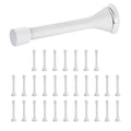 Ravinte Door Stoppers, 30 Pack White Spring Door Stops With Rubber Bumper, Door Stoppers For Bottom Of Door