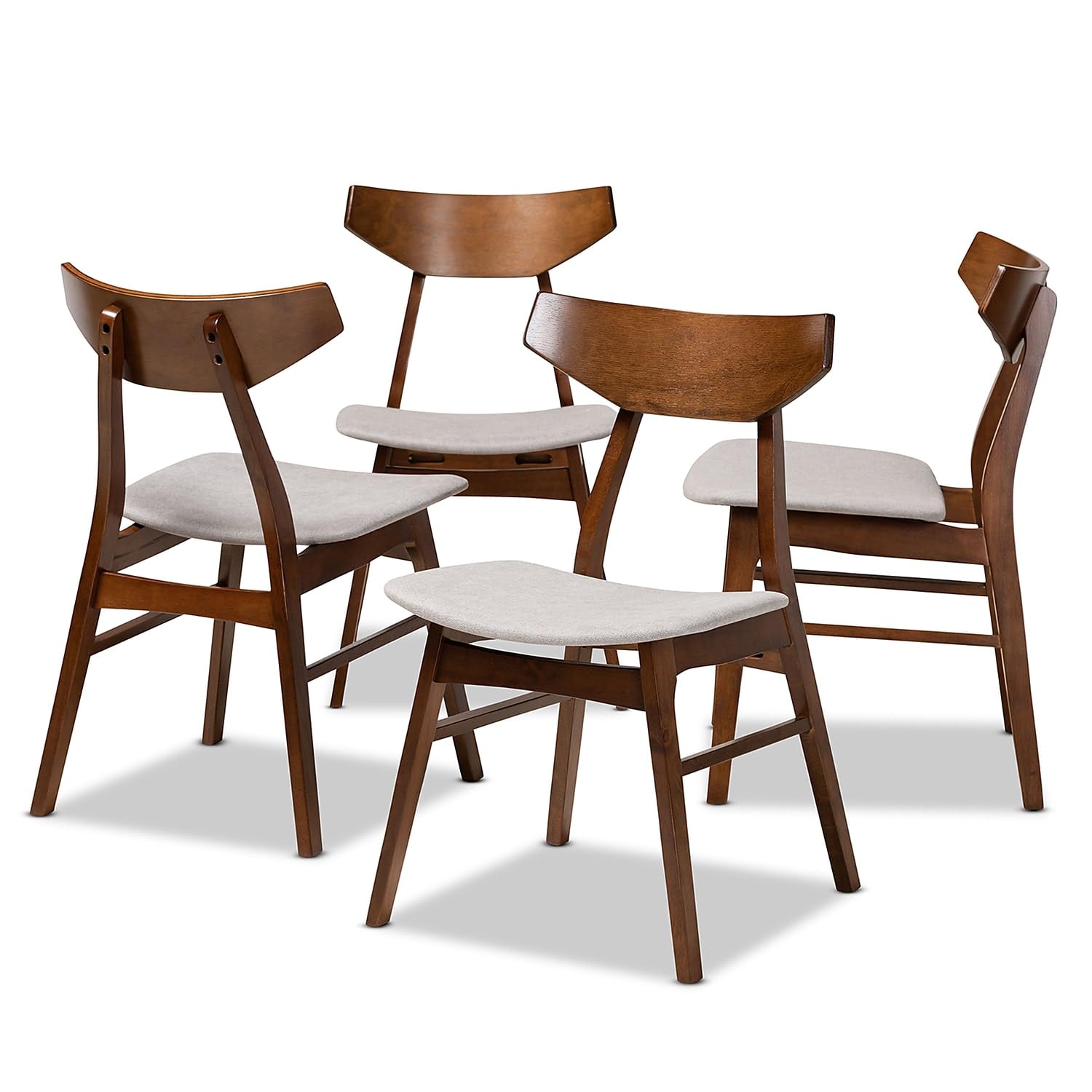 Baxton Studio Danica Dining Chair Set - Thumbnail 2
