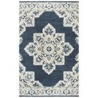 Rizzy Home Alora Decor Cascade 5' X 8' Dk Blue/Natural/Gray/Tan Hand-Tufted Area Rug