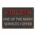 Funny Sarcastic Metal Signs For Garage Office Signs, Man Cave Bar Personalized Signs Home Sign Wall Decor Gifts For Men Sarcasm 