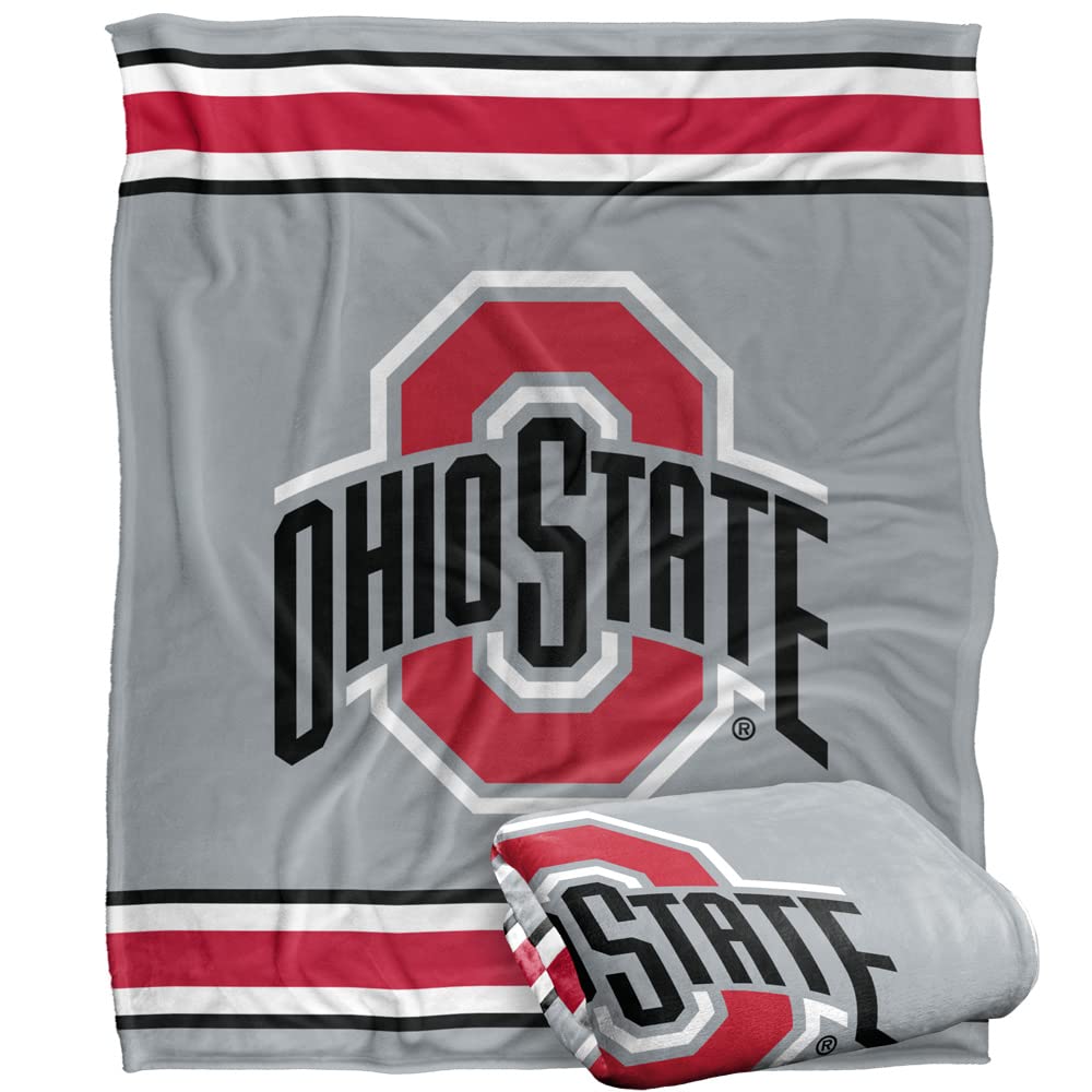 The Ohio State University Blanket, 50'X60' Primary Logo Silky Touch Super Soft Throw Blanket