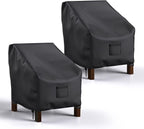 Mrrihand Patio Chair Covers Waterproof, Lounge Deep Seat Cover, Heavy Duty Outdoor Lawn Patio Furniture Covers (31' W X 38' D X 30' H - 2 Pack)