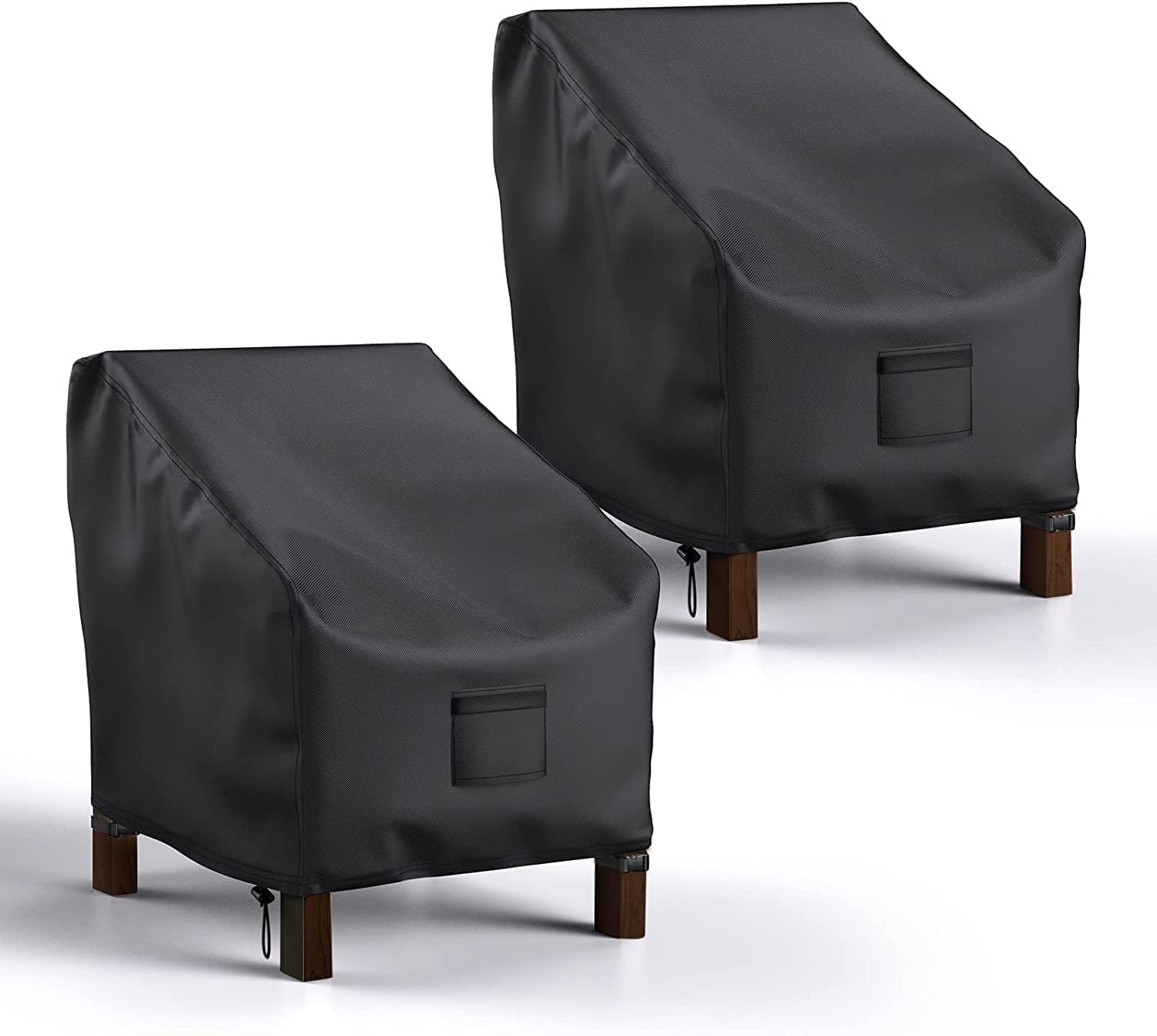 Mrrihand Patio Chair Covers Waterproof, Lounge Deep Seat Cover, Heavy Duty Outdoor Lawn Patio Furniture Covers (31' W X 33' D X 36' H - 2 Pack)