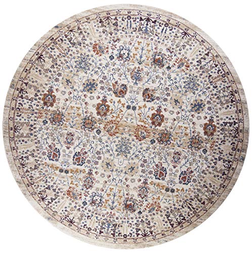 HomeRoots Decor 63' X 91' X 0.'5' Beige Polypropelene Rug