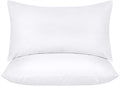 Utopia Bedding Throw Pillows Insert (Pack Of 2, White) - 14 X 20 Inches Bed And Couch Pillows - Indoor Decorative Pillows