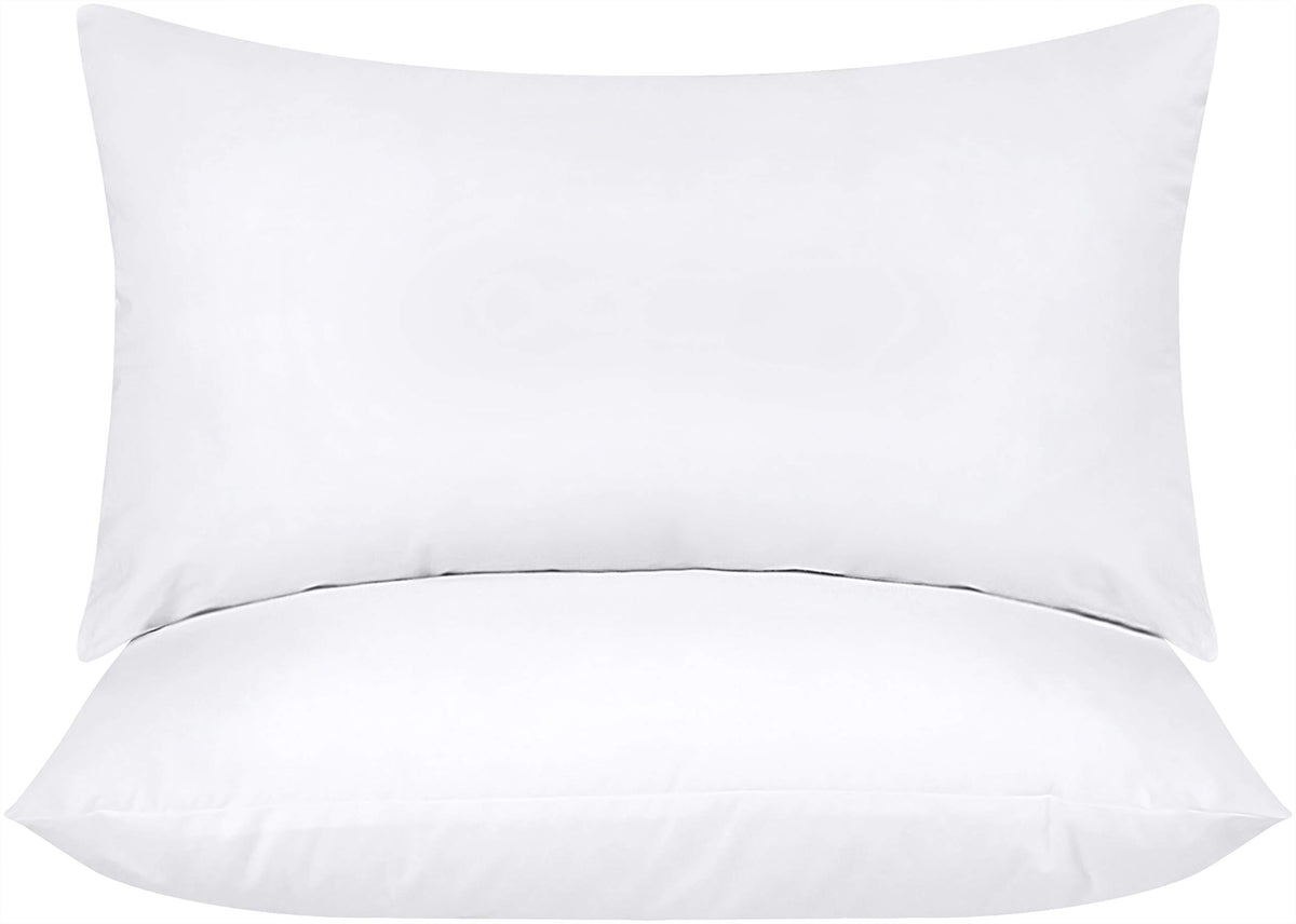 Utopia Bedding Throw Pillows Insert (Pack Of 2, White) - 14 X 22 Inches Bed And Couch Pillows - Indoor Decorative Pillows