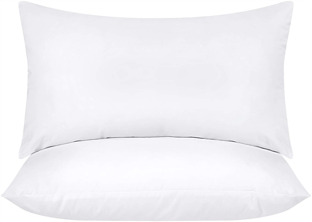 Utopia Bedding Throw Pillows Insert (Pack Of 2, White) - 20 X 26 Inches Bed And Couch Pillows - Indoor Decorative Pillows