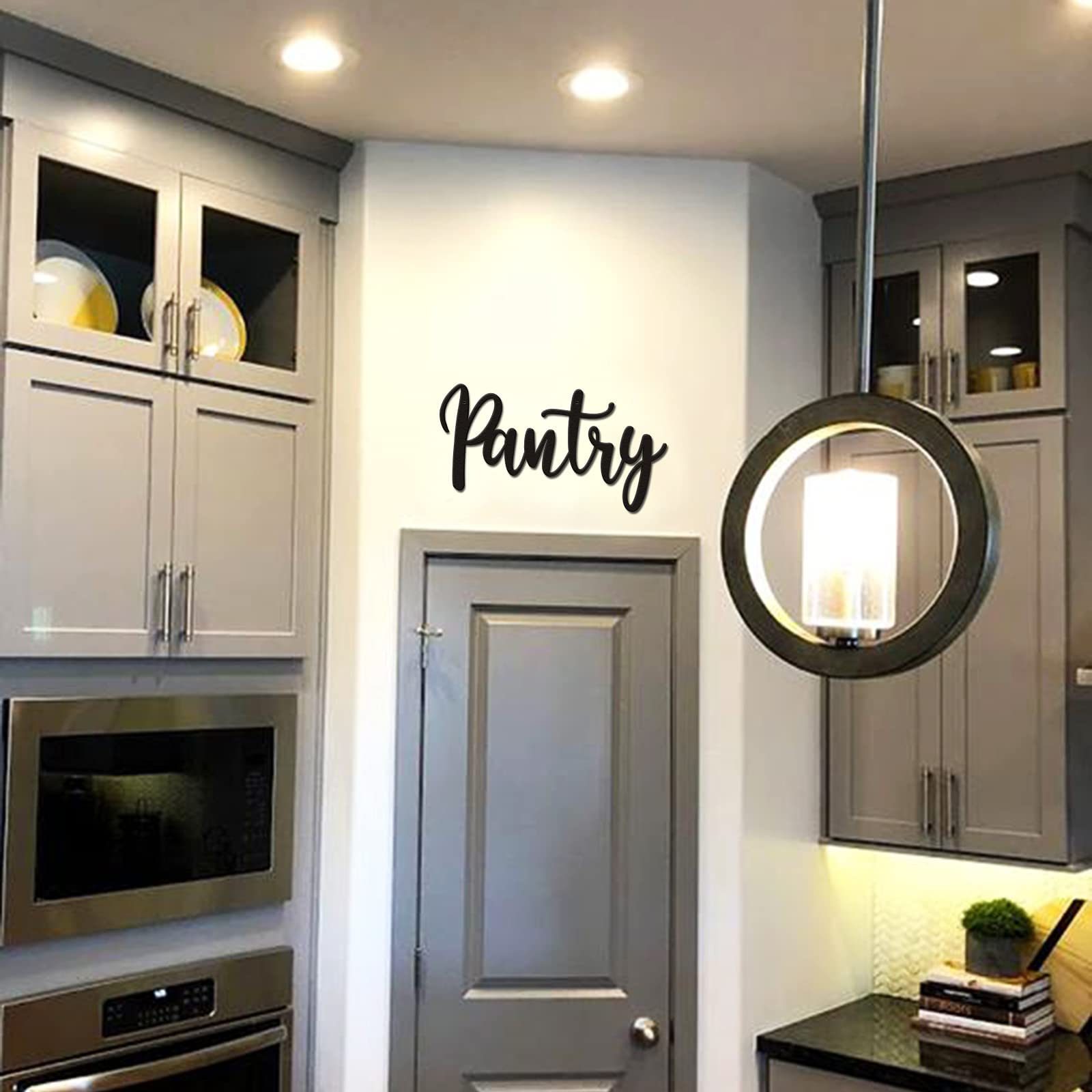 Pantry Sign Pantry Metal Wall Decor For Home Kitchen Restaurant Coffee Shop Store Modern Farmhouse Wall Decor Housewarming Gift