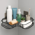 RACKORA Self Adhesive Bathroom Corner Shelf Without Drill, Stainless Steel Corner Rack, Shampoo Holder, Bathroom Storage Organiz