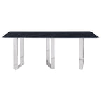 Coaster Home Furnishings Desden 79-Inch Rectangular Sintered Stone Dining Table Grey