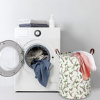 Ntaohamper Large Round Canvas Linen Laundry Hamper,Waterproof Storage Bin For Toys,Books,Clothes,Pets, Laundry Basket, Gift Bask