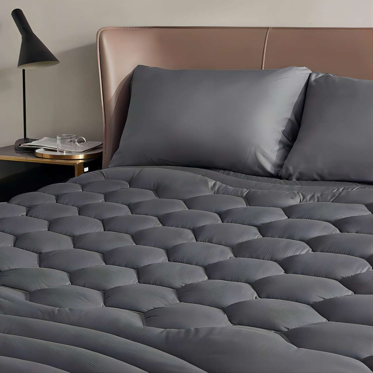 Bedsure Twin Size Mattress Pad - Soft Mattress Cover Padded, Quilted Fitted Mattress Protector With 8-21' Deep Pocket, Breathab