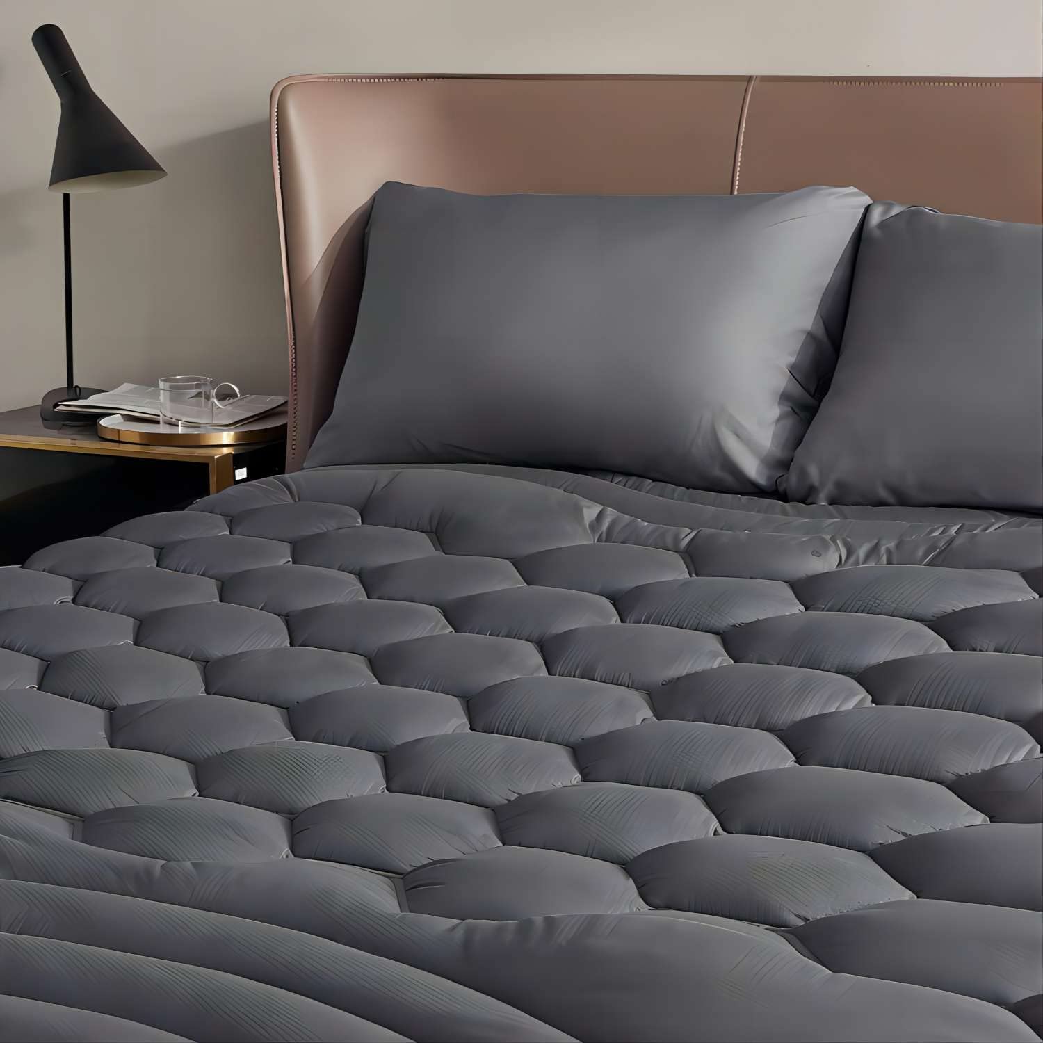 Bedsure Twin Size Mattress Pad - Soft Mattress Cover Padded, Quilted Fitted Mattress Protector With 8-21' Deep Pocket, Breathab