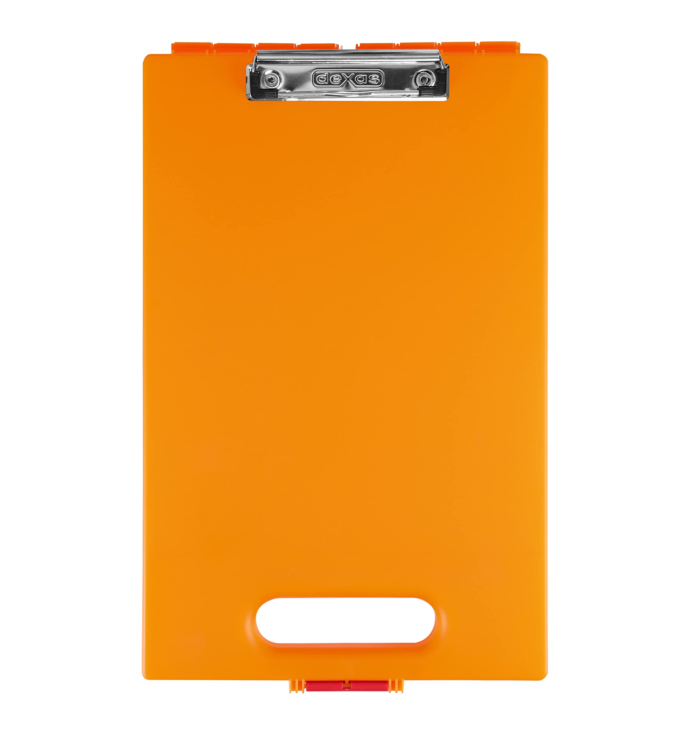 Dexas Clipcase Storage Clipboard With Handle, Orange