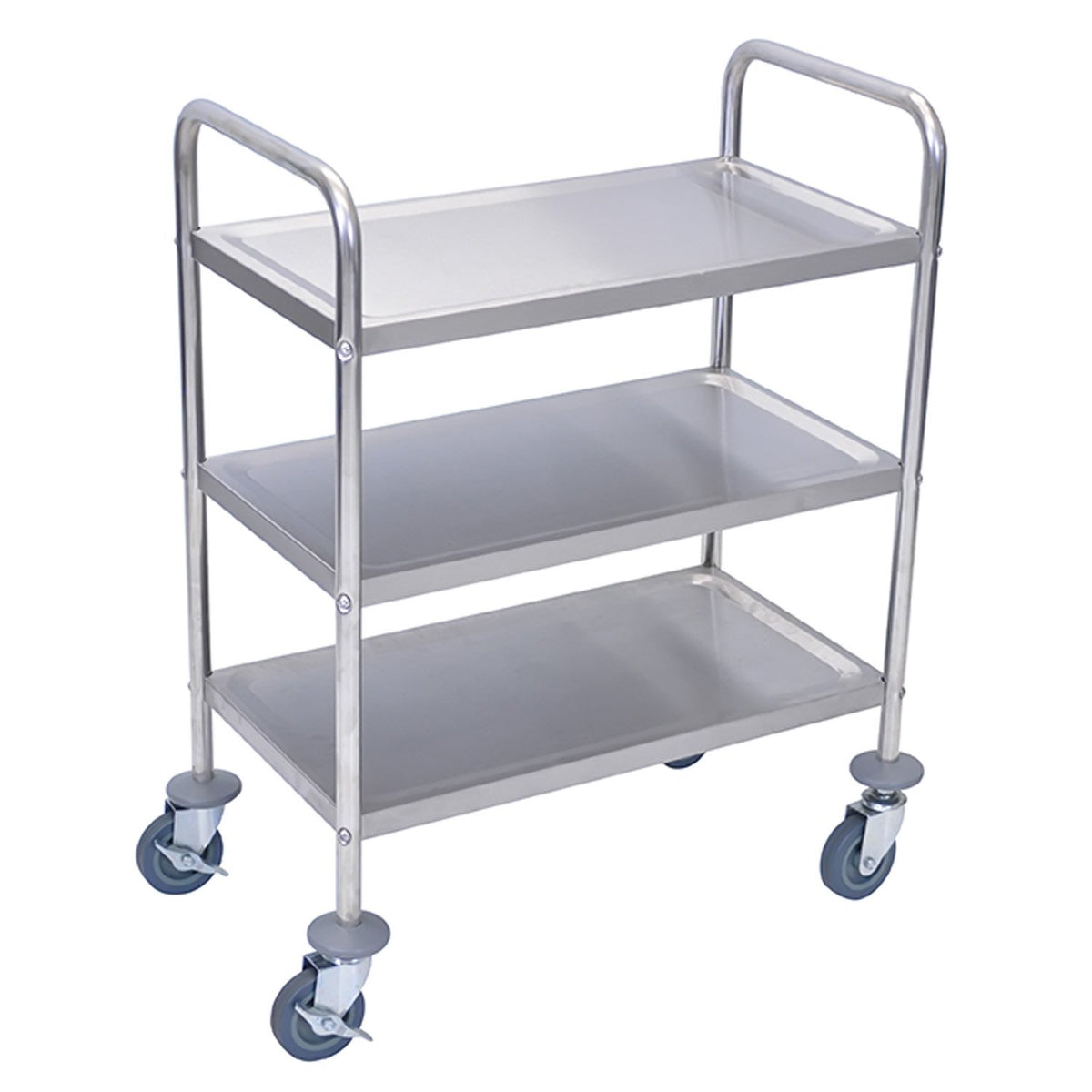 LUXOR L100S3 37&quot; H Stainless Steel Cart - Three Shelves