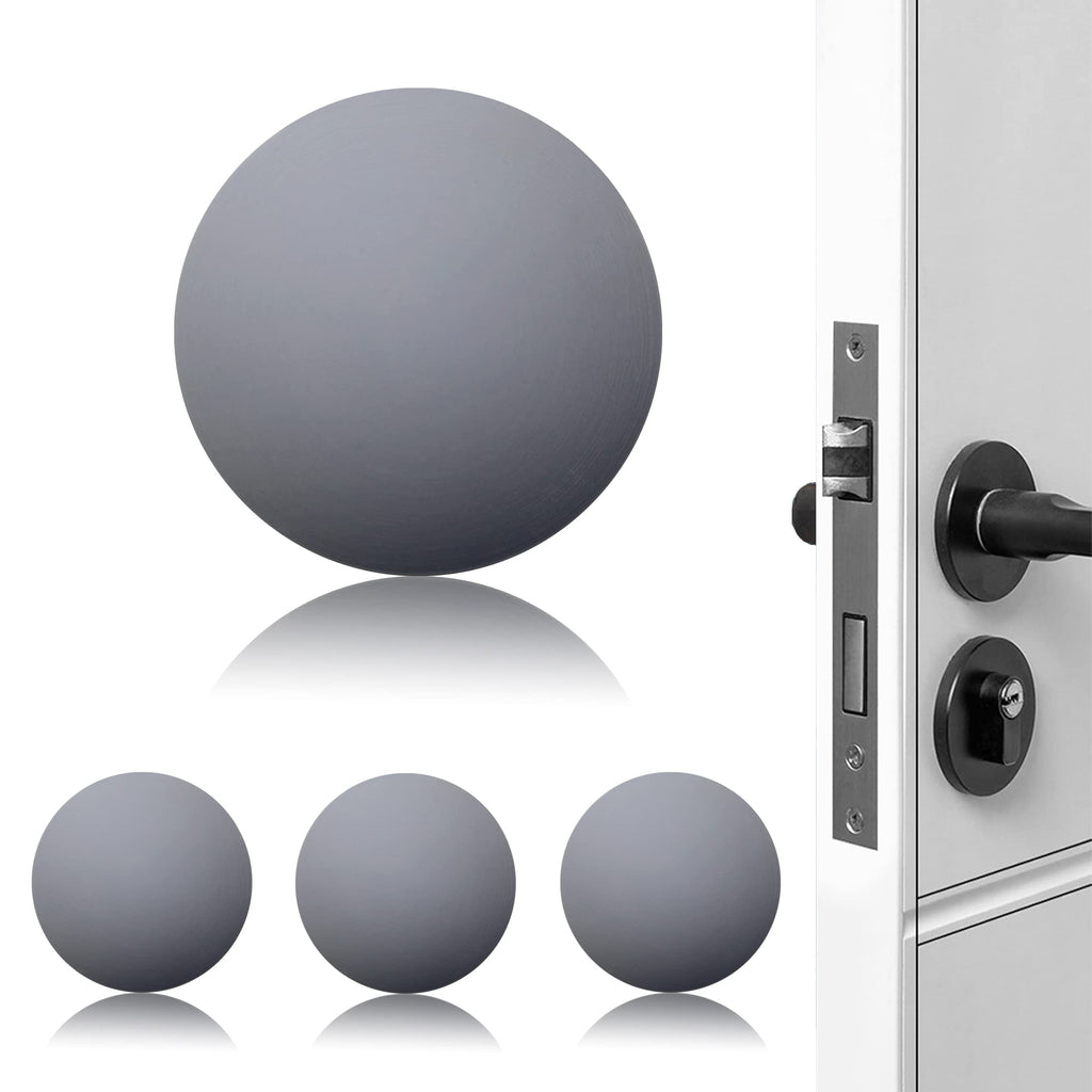 Xoyozo Door Stoppers Wall Protector Buffer Guard Doorknob Door Handle Bumper Self Adhesive Silencer Soft Rubber Crash Pad For Ho