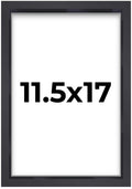 11.5x17 Shadow Box Frame Contemporary Black | 1'' Depth of Usable Space| Interior Size 11.5x17 or 17x11.5 Inches| UV Resistant A