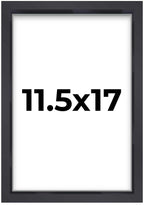 11.5x17 Shadow Box Frame Contemporary Black | 1'' Depth of Usable Space| Interior Size 11.5x17 or 17x11.5 Inches| UV Resistant A