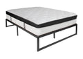 Flash Furniture Louis 14 Inch Metal Platform Bed Frame with 12 Inch Memory Foam Pocket Spring Mattress in a Box (No Box Spring Required) - Full