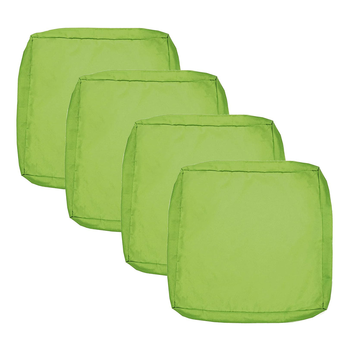 Sqodok Patio Cushion Covers 21X19 Waterproof Outdoor Cushion Covers Replacement 4Pack Patio Cushion Seat Slicovers For Sectional