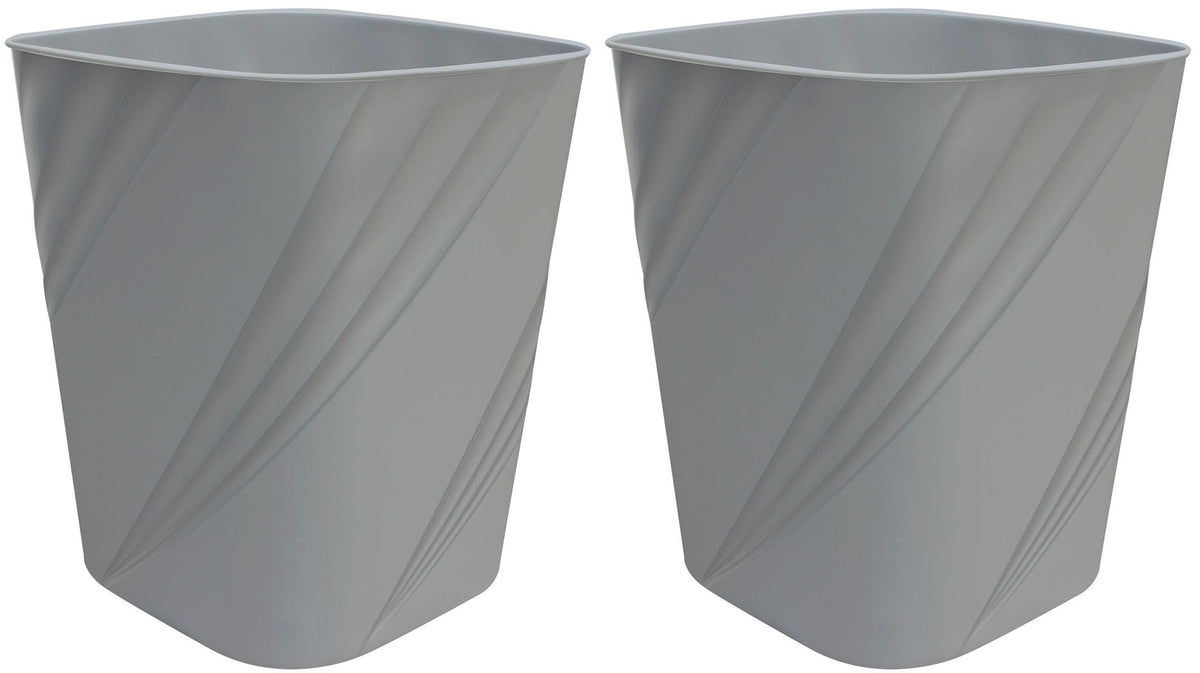 DAJITRE Small Plastic Trash Can Wastebasket Recycling Bin for Bathroom, Dorm, Bedroom,Home Office, Garbage Can for Bedroom, Kids