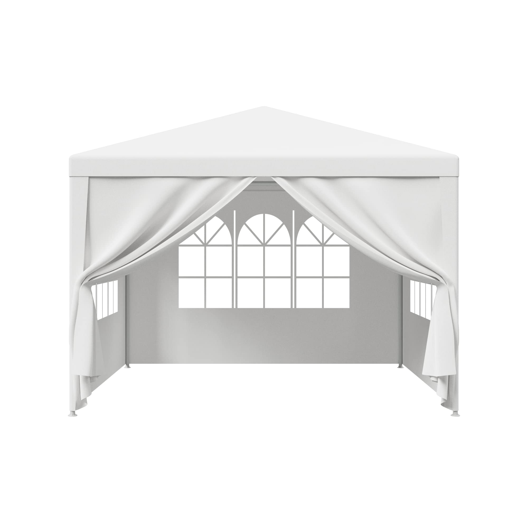 BBBuy 10x10 Outdoor Party Wedding Tent Canopy Camping Gazebo Storage BBQ Shelter Pavilion with 4 Removable Sidewalls (10x10)