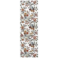 Rizzy Home Alora Decor Charming 2'6" X 10' Floral Ivory/Gray/Rust/Blue Hand-Tufted Area Rug