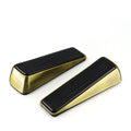 2 Pack Door Stop - Heavy Duty Door Stopper - Wedge Holds Doors Firmly And Doesn'T Budge - Made Of Rubber And Zinc Alloy, For Hom