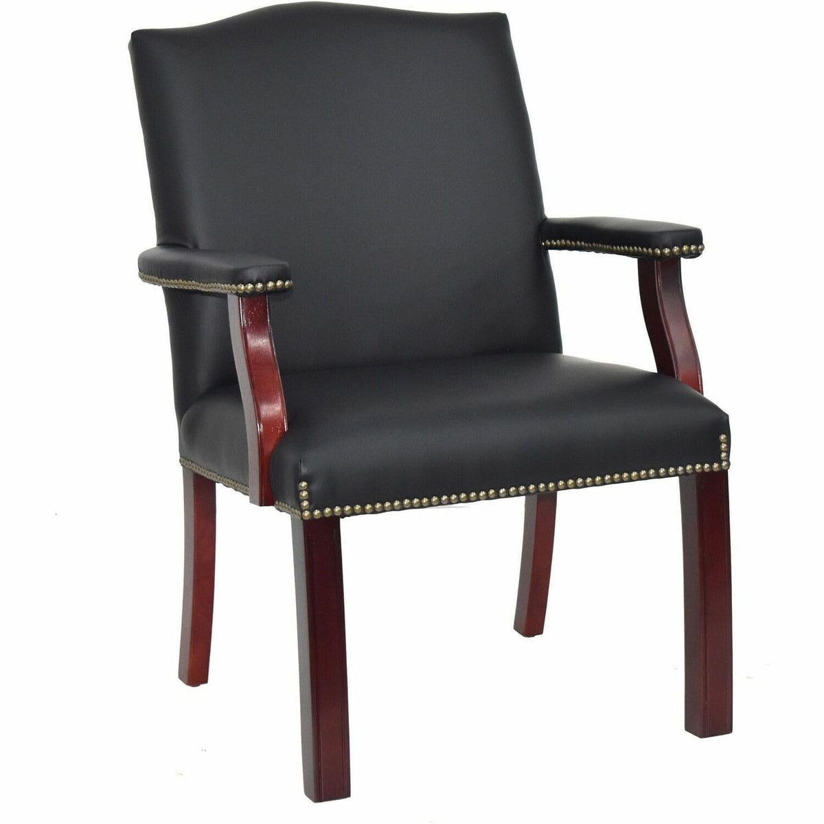 Lorell LLR68252 Bonded Leather Guest Chair